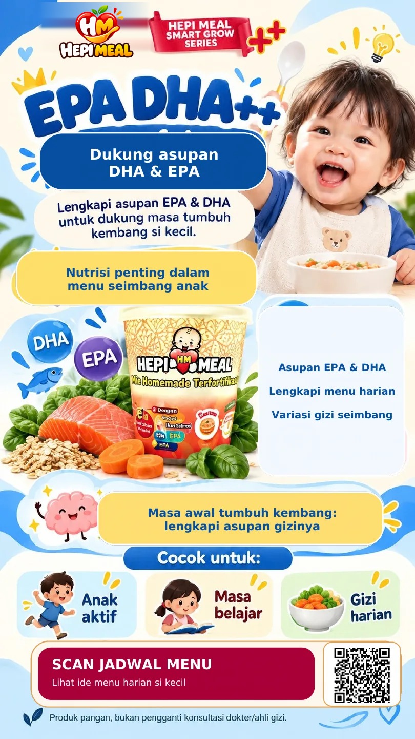 Hepi Meal EPA DHA++ — dukung asupan DHA dan EPA