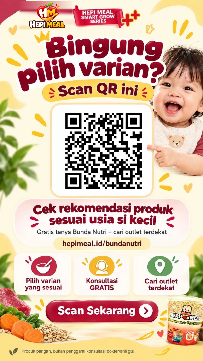 Bingung pilih varian Hepi Meal? Konsultasi gratis Bunda Nutri