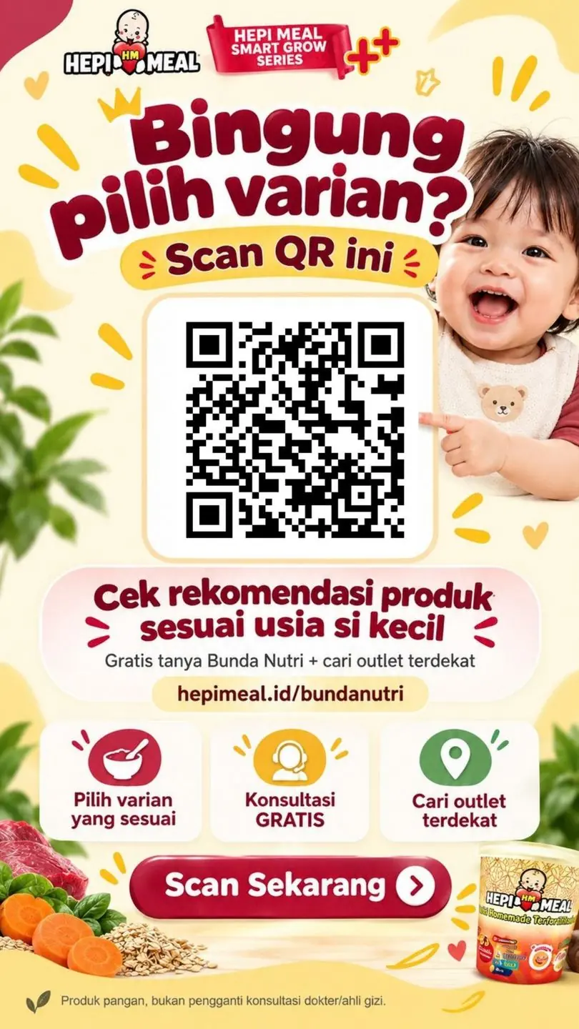 Bingung pilih varian Hepi Meal? Konsultasi gratis Bunda Nutri